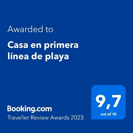 Casa Con Jardin En Primera Linea De Playa بيت للعطل او غروف